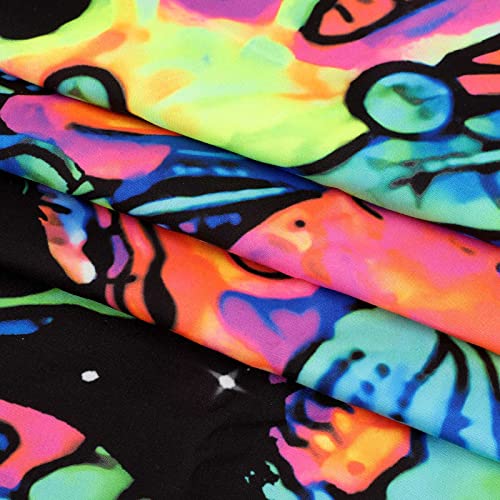 Blacklight Mushroom Tapestry