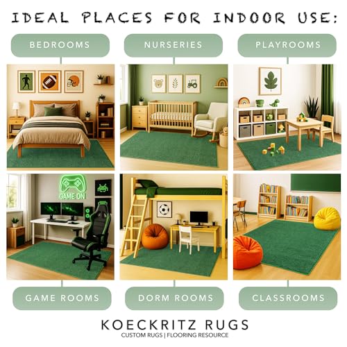 Soft & Colorful 3' x 12' Kids Classroom Area Rug