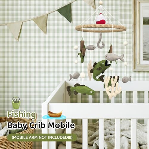 Baby Mobile for Crib Fishing Crib Mobile for Boys Baby Shower Gift