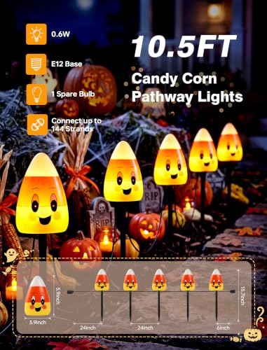 10.5FT Halloween Pathway Lights (5 Count)