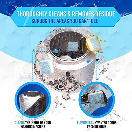 Washing Machine Cleaner Descaler 24 Pack (24 Count)