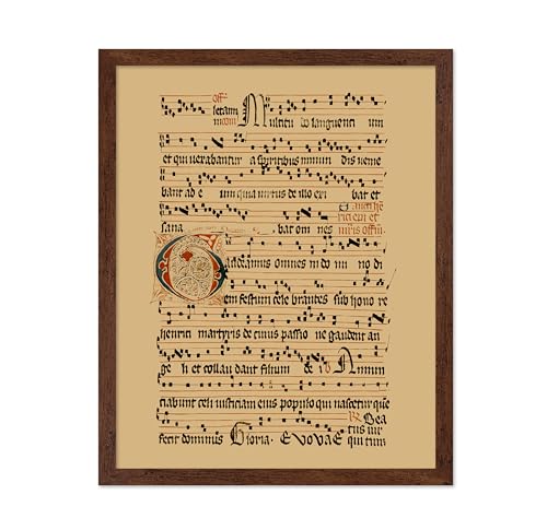 Vintage Hymnal Poster