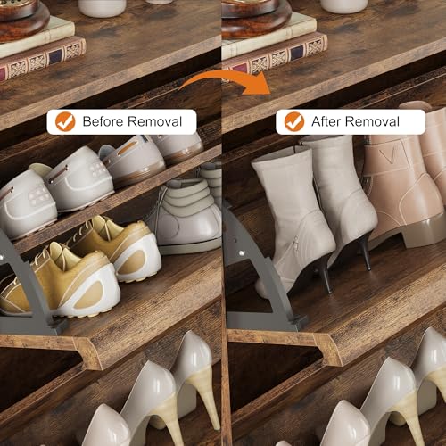 Shoe Cabinet with 3 Flip Drawers