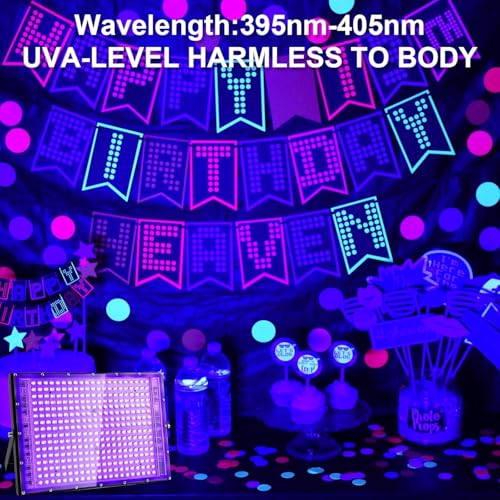 4 Pack 300W Black Lights (4 Count)