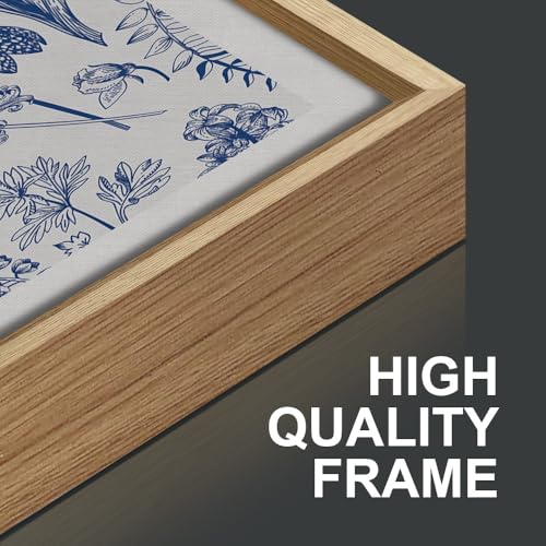 Classic Chinoiserie Framed Canvas Wall Art Set (3 Count)