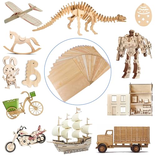 18 Pack Basswood Sheets 12"x12"x1 (18 Count)