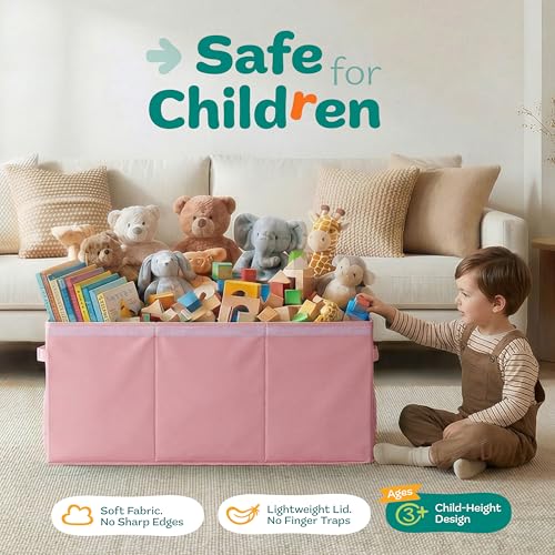 Extra Large Toy Storage Organizer with Lid