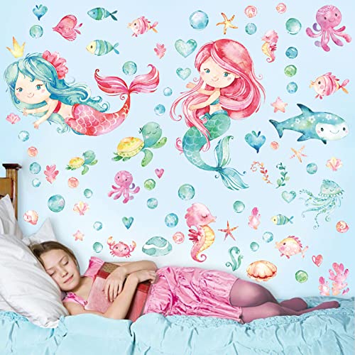 Luminous Mermaid Wall Stickers Decals