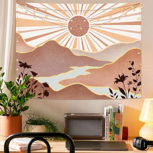 Boho Sun Tapestry Sunset Wall Tapestry