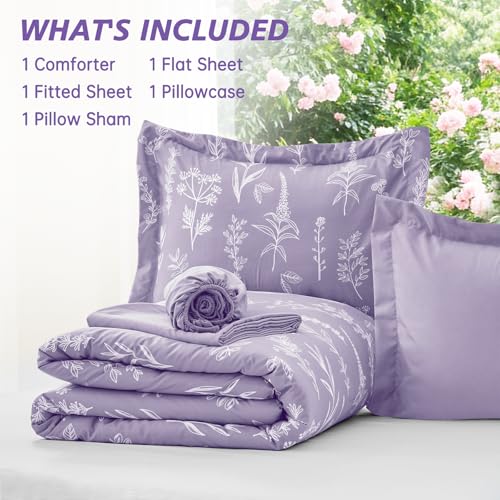 Lavender TwinXL Comforter Set
