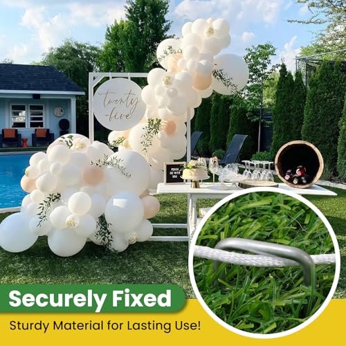Landscape Staples Galvanized 8 Inch 120 Pcs (120 Count)