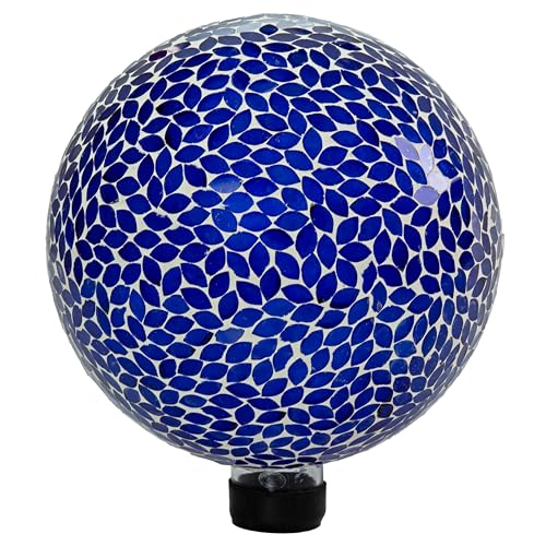 Sunnydaze 10" Mosaic Glass Gazing Ball for Garden