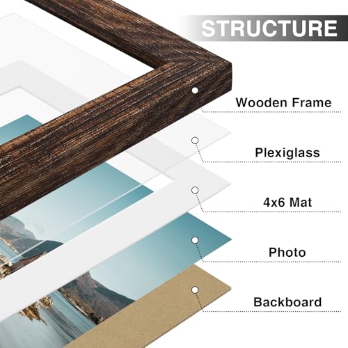 5x7 Picture Frames Set of 9 (9 Count)