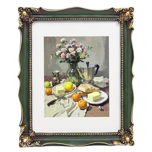 Vintage 11x14 Picture Frame with Embossed Flower