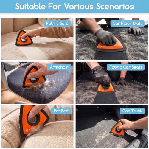 Mini Pet Hair Remover for Car Detailing Dog Hair Tool Brush