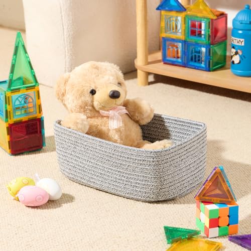 Small Storage Baskets for Organizing (4 Count)