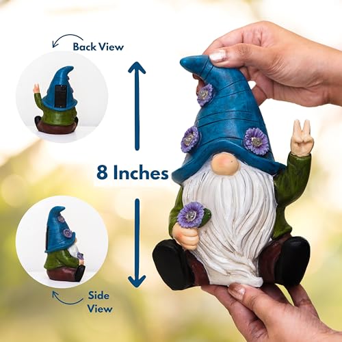 Blue Peace Yard Gnomes