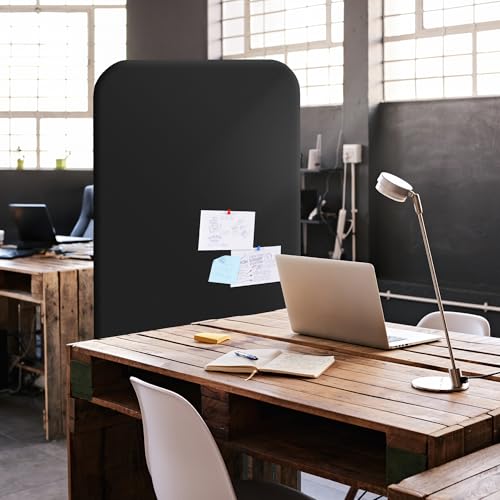 Freestanding Room Partition Divider Panel 29"x65" Midnight