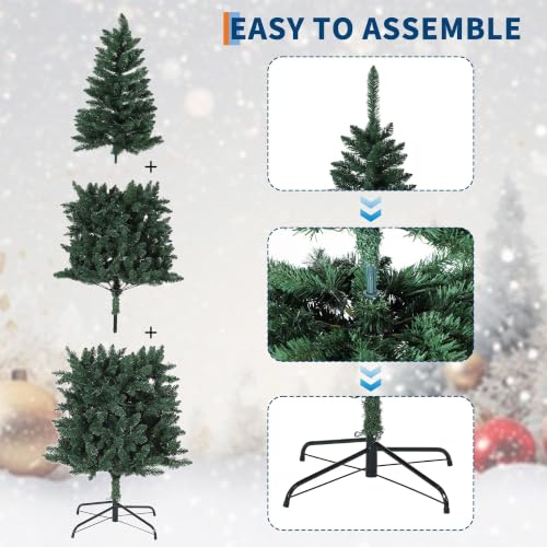 6ft Prelit Slim Artificial Christmas Tree