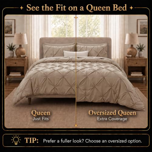 Queen Comforter Set Khaki