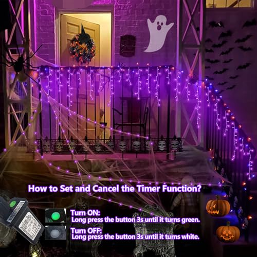 Purple Halloween Lights (33 Foot)