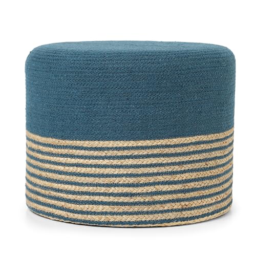 Jute Pouf Ottoman