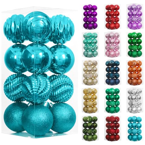 16ct Christmas Balls Ornaments (24 Count)