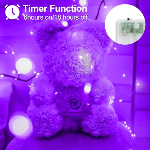 Halloween Decorations Purple Fairy String Lights