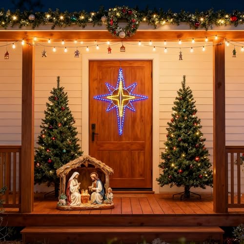 36'' Christmas Bethlehem Star Outdoor Light Decor