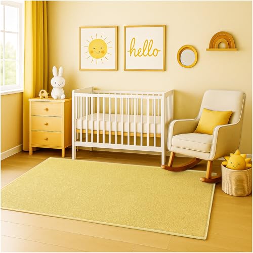 Soft & Colorful 11' Round Kids Classroom Area Rug