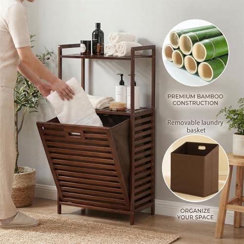 Tilt Out Laundry Hamper with 2 Tier