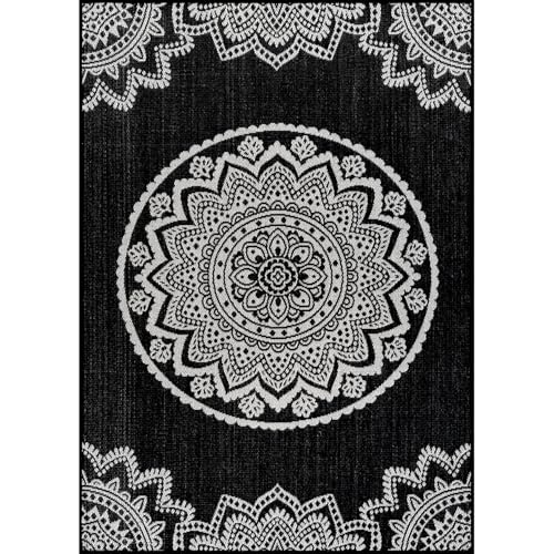 Outdoor Rug 5x7 Modern Area Rugs for Indoor and Outdoor Patios and Porches