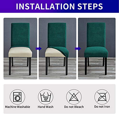 Stretch Chair Covers for Dining Room Set of 8