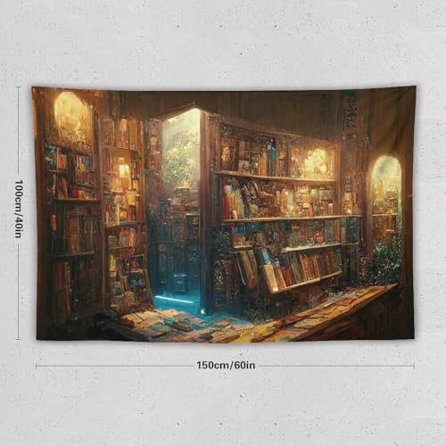 Bookshelf Tapestry