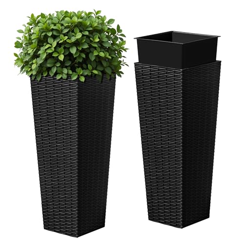 Resin 23.6'' Tall Planters