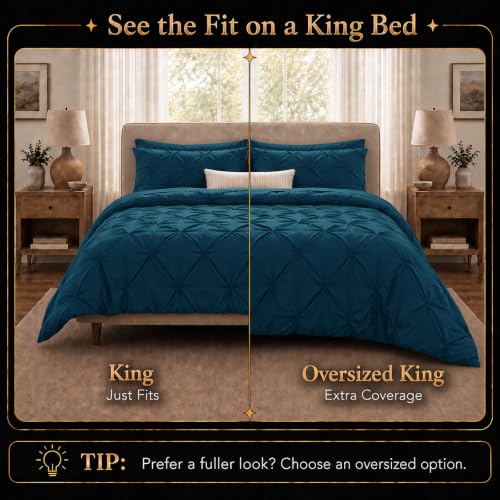 King Size Comforter Set Lyons Blue
