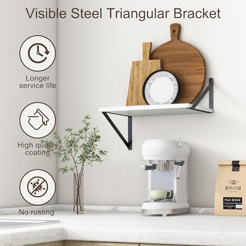 10 Inch Deep Floating Shelves (2 Count)