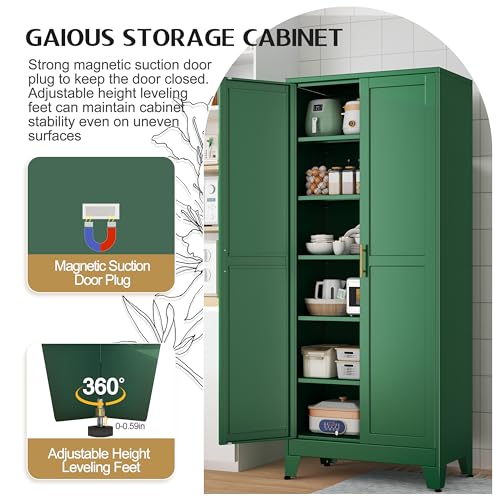 75.2" Tall Kitchen Food Pantry