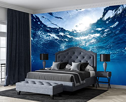 Sunlight Shining into the sea wall Mural Wallpaper for Bedroom 103" x 69" (49 Sq Ft)