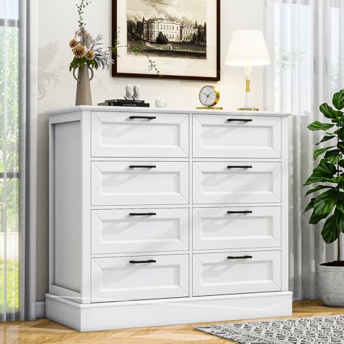 Odeekea White Dresser for Bedroom