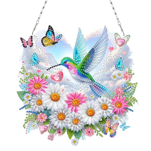 Flowers Hummingbird Diamond Art Kits