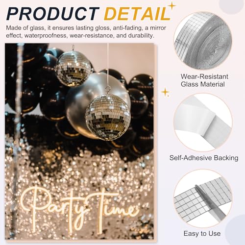 5x5mm Self Adhesive Mirrors Mosaic Tiles (8000 unidad)
