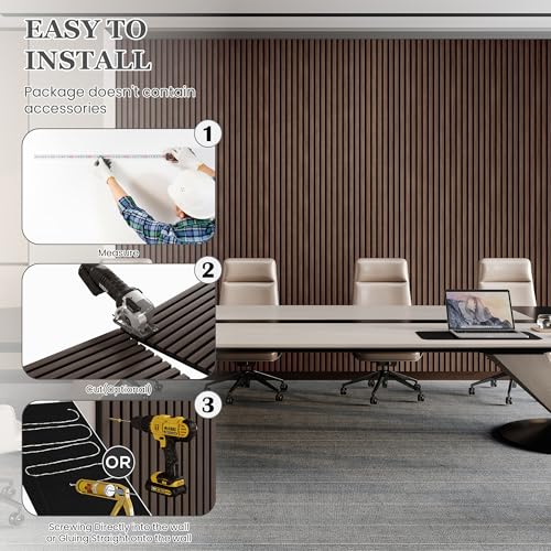 2 Pack 105.9" x 12.6" x 0.8" Acoustic Wall Panels Sound Absorbing (2 Count)