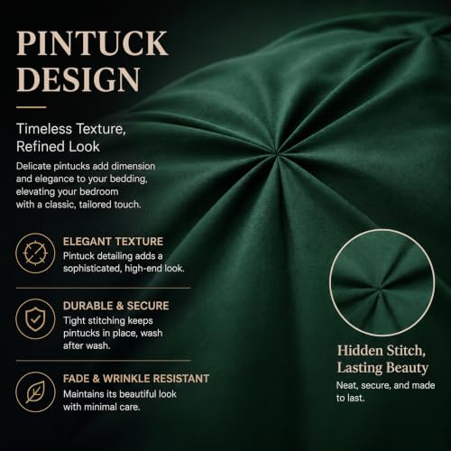 Twin XL Comforter Set Emerald Green