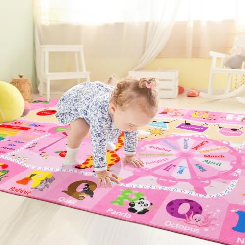 BENRON 3x5 Playroom Rug for Kids Washable