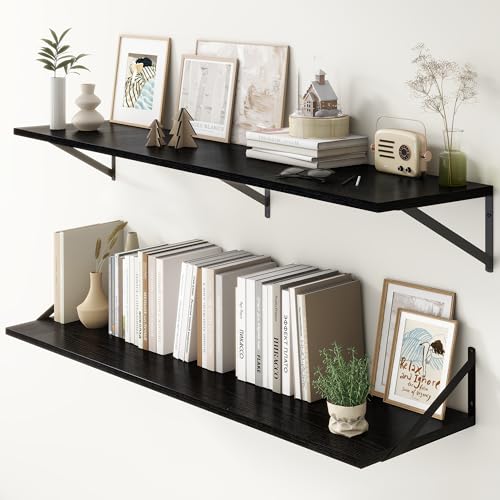Deep Floating Shelves
