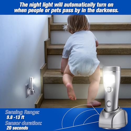 9 Pack 4 in 1 LED Emergency Lights for Home Power Failure (9 Count)