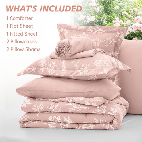 Cameo Pink Full Comforter Set