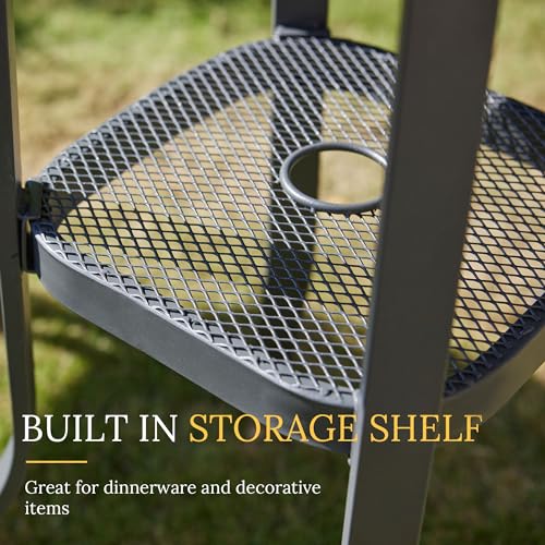 35.5" Round Outdoor Bar Table
