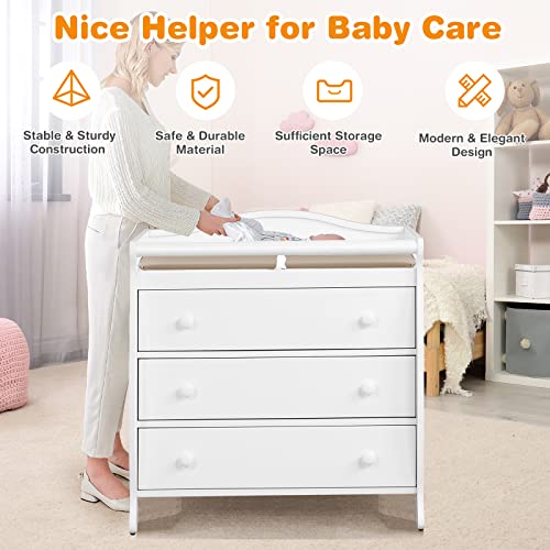 3 Drawer Changing Table